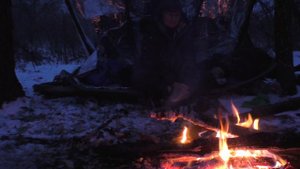 ⛺#2 Одиночный поход с ночевкой зимой | Эволюция походника