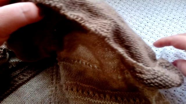 Как закрыть петли у платка? смотреть онлайн