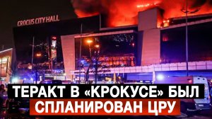 Теракт в «Крокусе» был спланирован ЦРУ