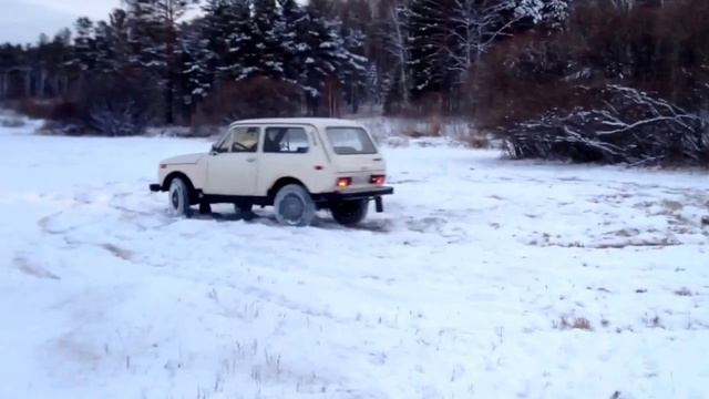 Нива 21213 off Road по снегу смотреть онлайн