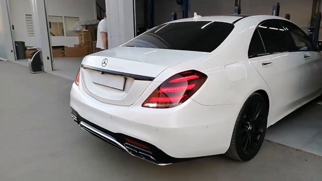 Обвес на mercedes 222 6.3 AMG рестайлинг. Магазин Брутал Тюнинг смотреть онлайн