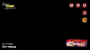 Батарея салютов Хит-парад (256/0,8;1;1,2) СС8866