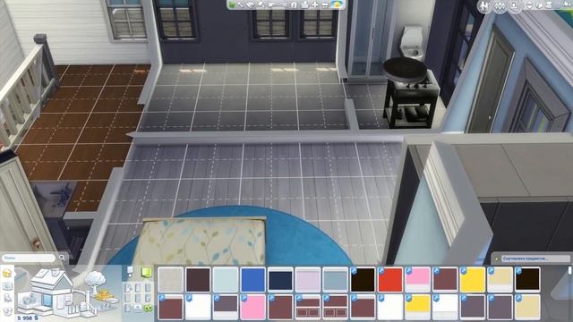 The Sims 4: Строительство | Семейный дом в оранжевых тонах смотреть онлайн