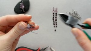 Мастер-класс. Серьги гроздь. Своими руками. Handmade. Earrings.