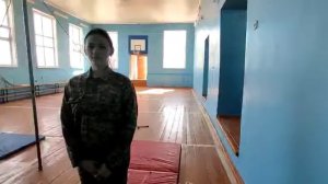 Подъем туловища // Общеобразовательная школа Бөрлі