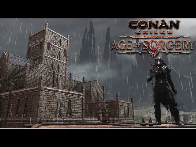 Conan Exiles Update 3.0  - Age Of Sorcery Battle Pass Season 1 How To Build A Castle.