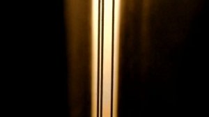 168) Движение канатов и противовеса в шахте лифта на 7 этаже. Лифт раб. с 1974 г., 0,65 м/с. 2019 г