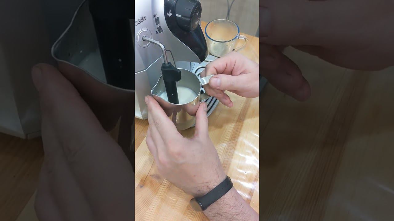 Кофемашина SAECO Xsmall HD8745, демонстрация работоспособности смотреть онлайн