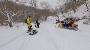 Мотосноуборд на Приливном. Камчатка.