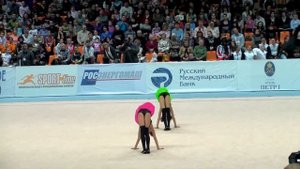 Художественная гимнастика. Сёстры Аверины. Показательные.