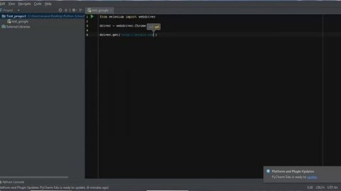 Python + Selenium WebDriver - Видео №1. Начало