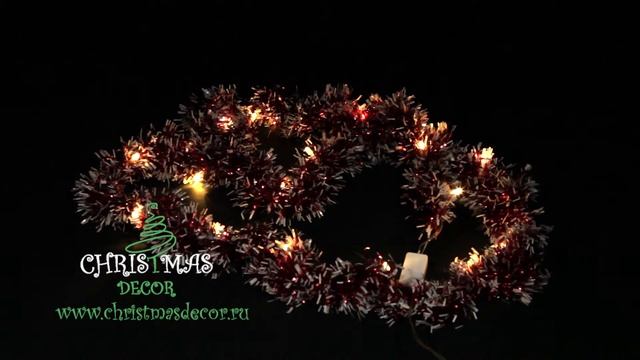 Креативная светодиодная гирлянда В виде ёлки красной смотреть онлайн