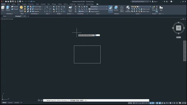 Offset command in autocad || Offset command || #autocad #autocadtutorial