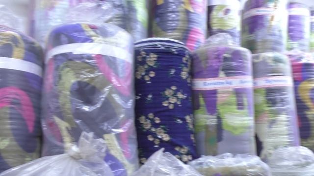 Модная ткань жатка ,Бишкек,рынок Мадина, лето 2019 ,только оптом смотреть онлайн