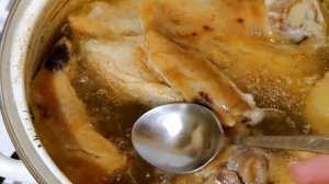 прозрачный  холодец без желатина !  как приготовить вкусный холодец /Рецепт вкусного холодца .