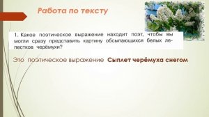 3 класс - Литературное чтение - С. Есенин "Сыплет черёмуха снегом" и "С добрым утром!" - 28.04.2020