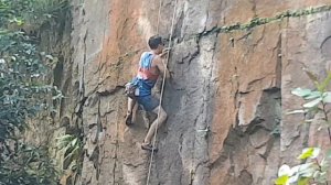 climbing mountain in Bukit timah,singapore