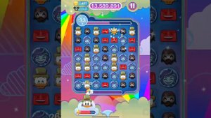 Disney Emoji Blitz - Ebenezer Scrooge McDuck (Level 3) - Mickey's Christmas Carol - Rainbow Emoji