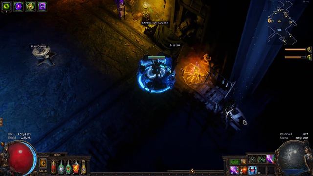 Path of Exile - Azurite Cavern Hideout(The Mines Expedition) смотреть онлайн