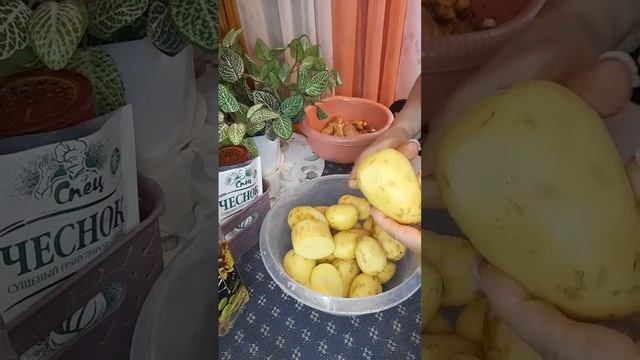 ВКУСНЫЙ УЖИН | ЗАПЕКАЕМ КУРИЦУ В ДУХОВКЕ | МОЛОДАЯ КАРТОШКА смотреть онлайн