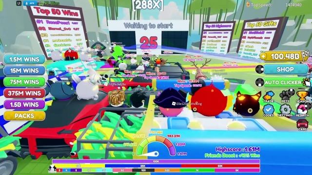 1.6M Top Speed/ Roblox Race Clicker Episode 88 смотреть онлайн