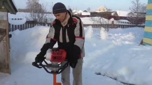 Мотобур 52, кубика 3 л/с Первый пуск .