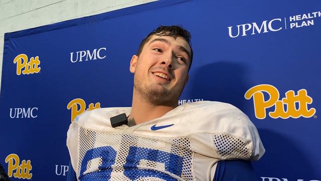 Pitt DT Devin Danielson Steps to Front of Position Group