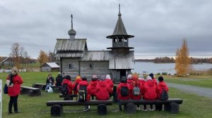 Встреча с волонтерами на острове Кижи