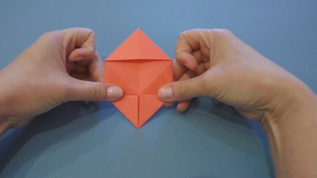 Оригами сердце из бумаги без клея и ножниц. Как сделать сердечко. Поделка. Валентинка на 14 февраля смотреть онлайн