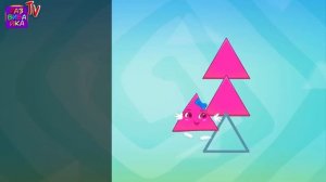 Развивающий  мультик "Учим геометрические фигуры "