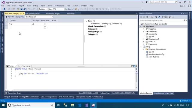 How to create Setup exe file in Visual Studio 2015 with SQL Database | FoxLearn смотреть онлайн