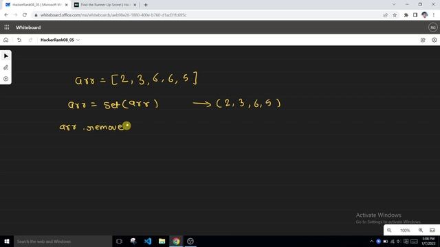 Find the Runner-Up Score! | Easy | Basic Data Types | Python HackerRank Solution | Hindi