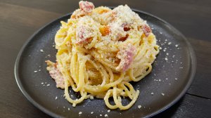 Спагетти с панчеттой и рикоттой! Итальянский ужин!