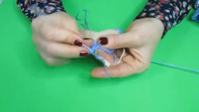 Вяжем манишку , мини-МК для начинающих.We knit a shirt front, mini-MK for beginners.