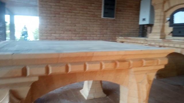 Печной комплекс "Авдеевский". Мангал, казан, минирусская печь и кирпичный остров. смотреть онлайн