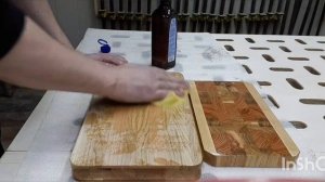 Разделочные доски, обработка льняные маслом.