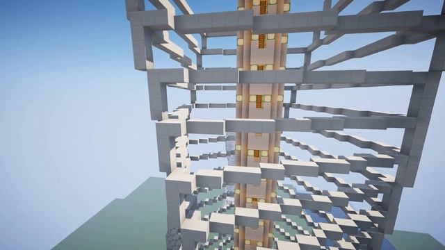 Постройка Башни Эволюция в майнкрафте! TimeLapse смотреть онлайн