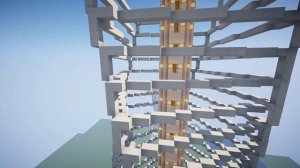 Постройка Башни Эволюция в майнкрафте! TimeLapse