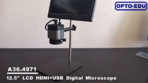 Обзор микроскопа с цифровым дисплеем Opto-Edu A36.4971