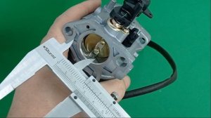 Карбюратор GROST бензинового двигателя GX390 с электроклапаном