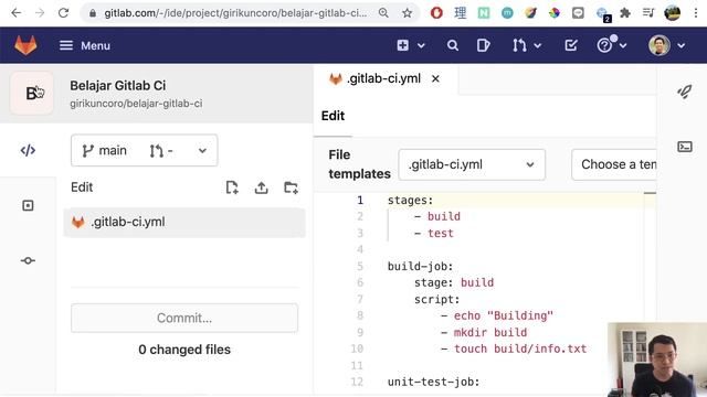 Belajar Singkat Gitlab CI dalam 5 menit (UNTUK PEMULA) смотреть онлайн