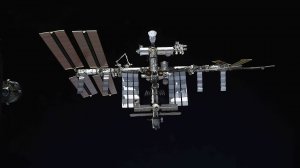 Стыковка с МКС корабля "Союз МС-20" с японскими туристами на борту 08/12/21 ТНВ