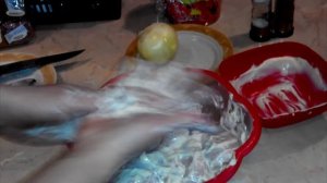 Куриные ножки с картошкой в духовке (соус с томатной пастой и майонезом).