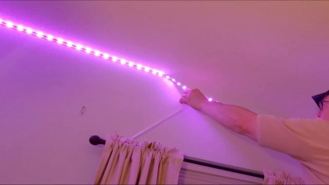 How to install LED RGB Strip Lights on Wall