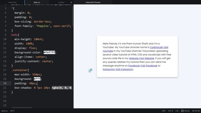 Navigation Links Hover Animation using HTML And CSS | CSS Tooltip Animation
