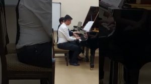 молдовеняска на пианино в 4 руки