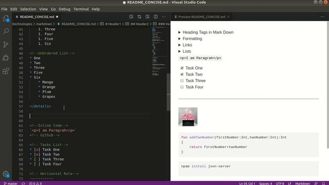 Part 2 MarkDown toWriteConcise Readme file for Github смотреть онлайн