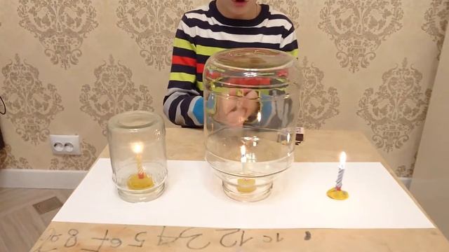 Как влияет объем воздуха (кислорода) на горение свечи смотреть онлайн