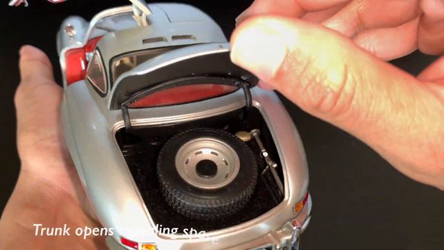 Minichamps Mercedes Benz 300SL Gullwing 1/18 Unboxing смотреть онлайн
