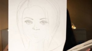 ASMR/АСМР Рисую портрет и жую жвачку